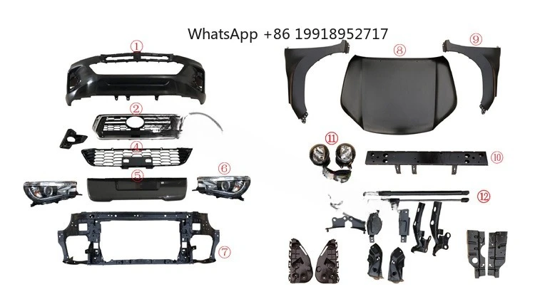 Hot Sell New Body Kit High Quality Body Kit for Hilux Vigo Upgrade to Rocco 2018 JJ606