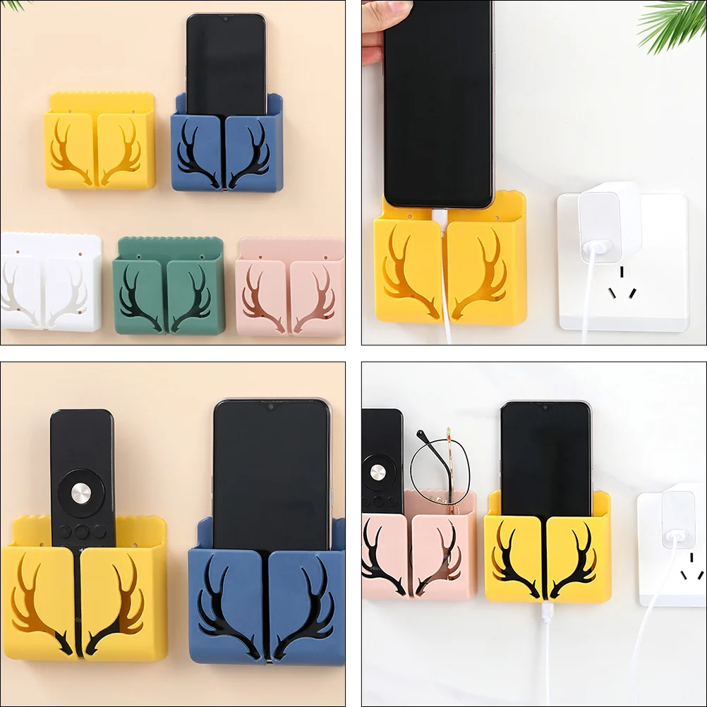 Wire Wall Storage Box Bedroom Remote Controller Holder Wireless Wifi Router Shelf