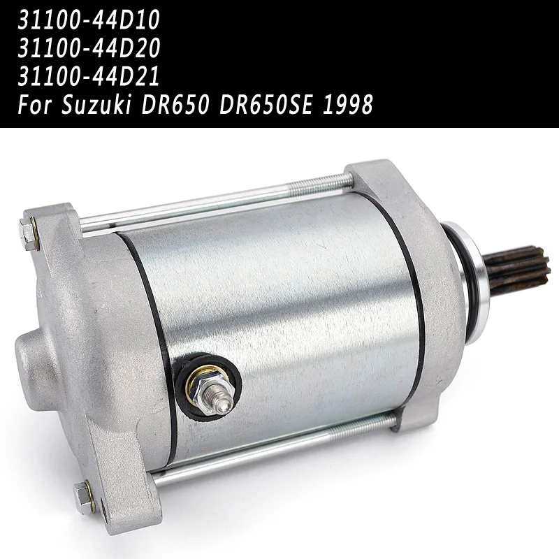 Starter Motor For Suzuki DR650 DR 650 DR650SE LTA500 LTA 500 LT-A500F LT-F500F QuadRunner Vinson QuadMaster 500 4WD 31100-44D21 