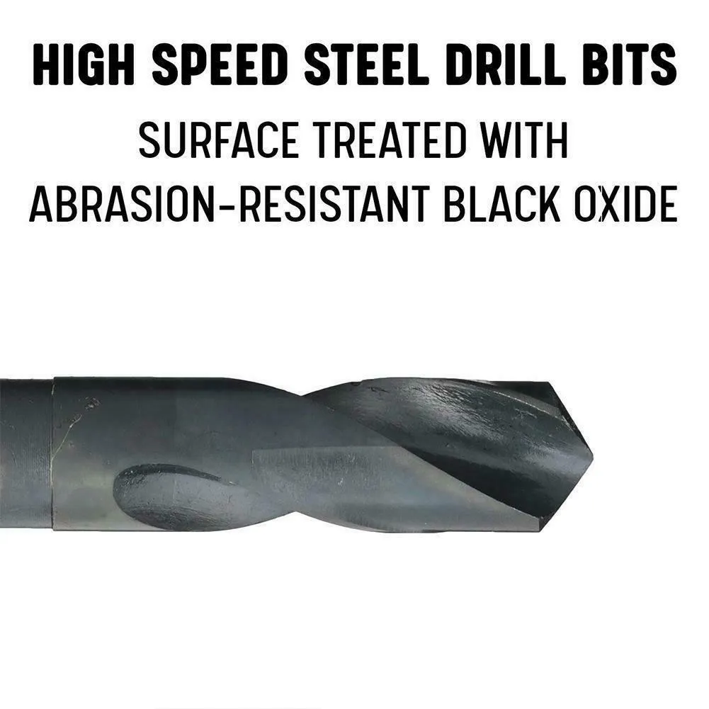 HSS Drill Bit for Steel Metal with 12 Shank Sizes 12mm 35mm Suitable for Blacksmiths and Metal Fabrication Use