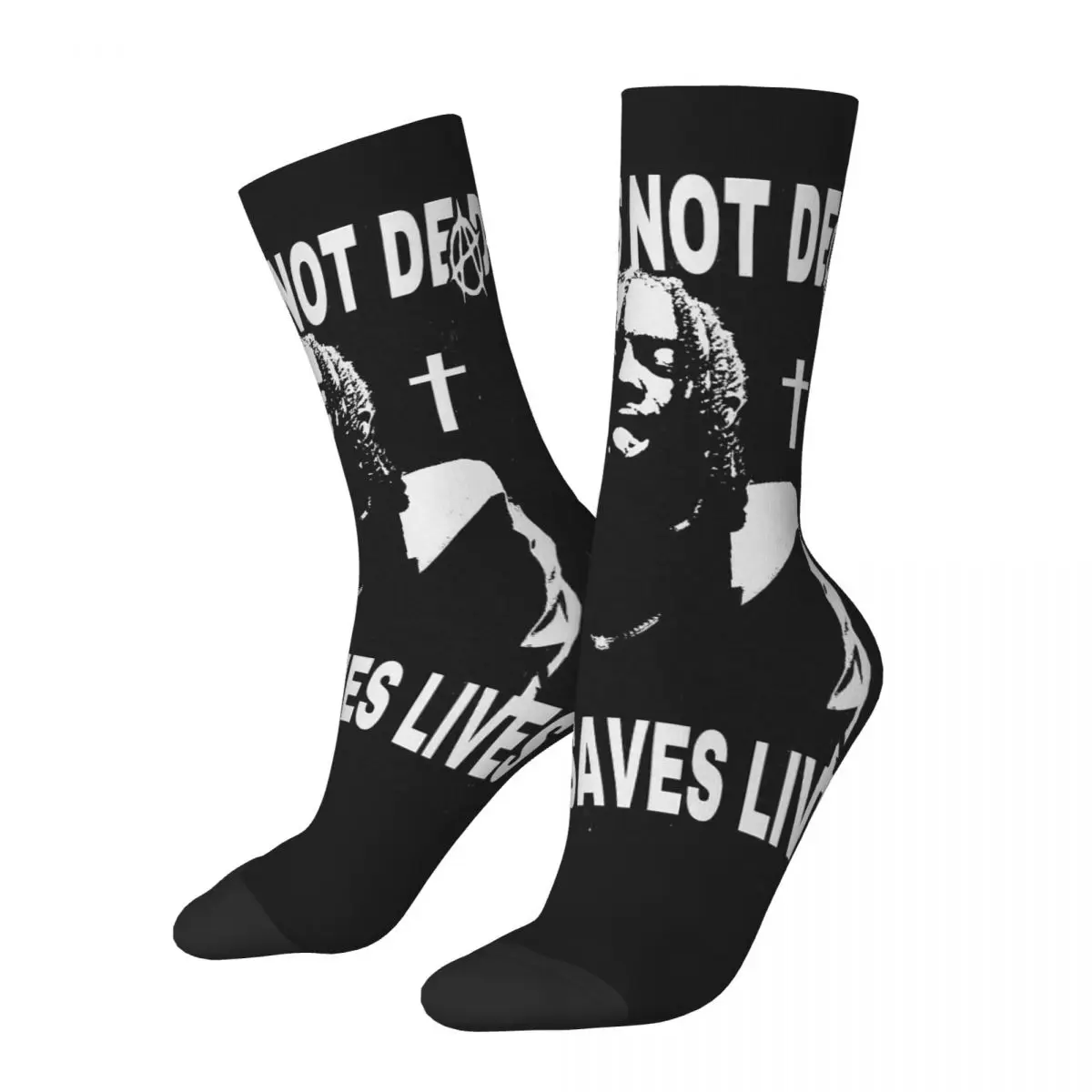 Crazy Design Playboi Carti Hip Hop Sports Socks Polyester Long Socks for Unisex Sweat Absorbing