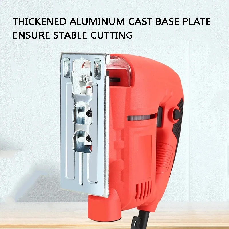 T 700W Electric Jig Saw Max 55mm 6 Variable Speed​ Multi-Function Woodworking Power Tools for PVC Plywood Iron Sheet