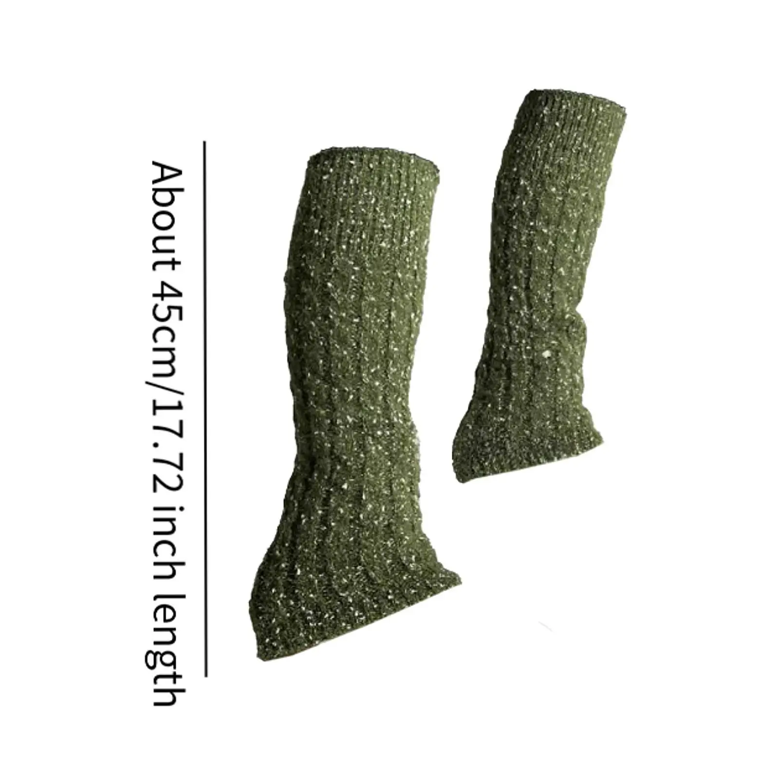 아이스 피겨 스케이팅 레그 워머 니트 스케이팅 양말 부드러운 니트 두꺼운 용품