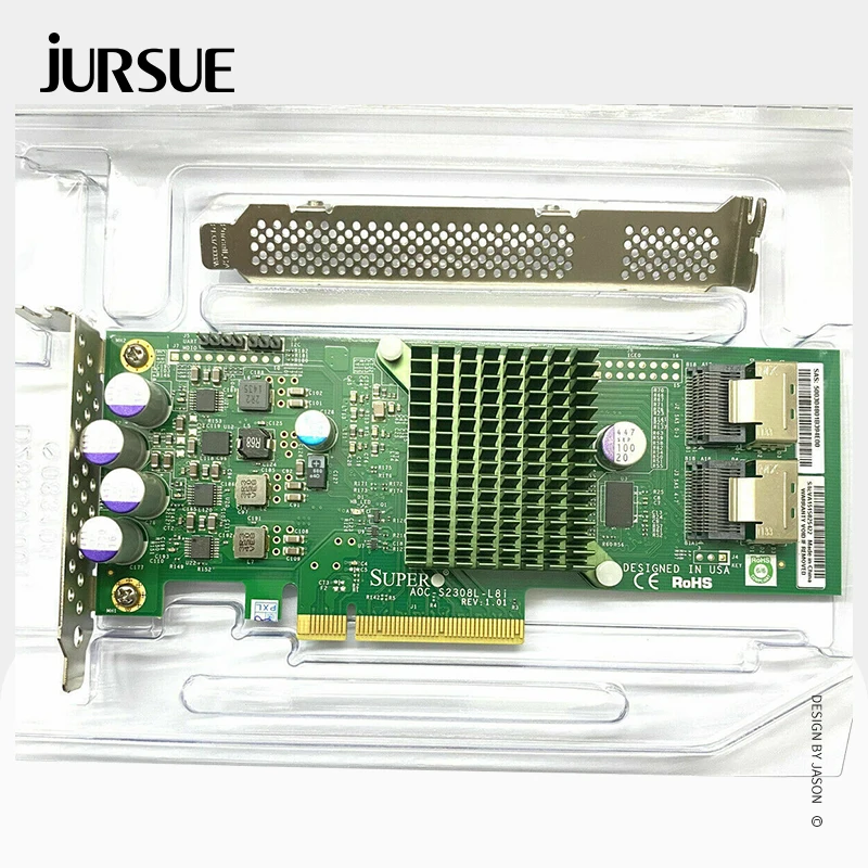 Supe-rmicro AOC-S2308L-L8i RAID Controller Card PCIe 3.0 6Gbps HBA P20 IT Mode Expander Card Adapter For ZFS FreeNAS unRAID