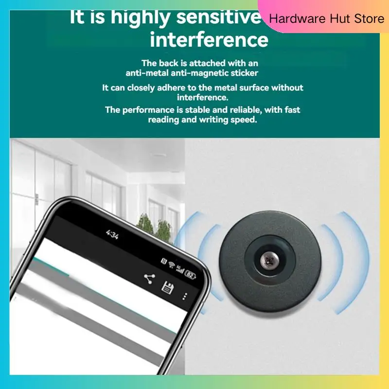 

5PCS 25Mm RFID Checkpoints Label Tag Guard Tour Patrol System Anti-Metal NFC 213 Chip 13.56Mhz 144Bytes-Y31A