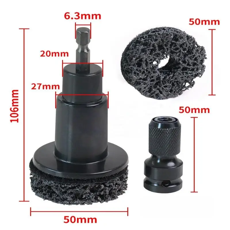 طقم طاحونة محور عجلة السيارة؛ أداة إزالة الصدأ وتلميع الفرامل