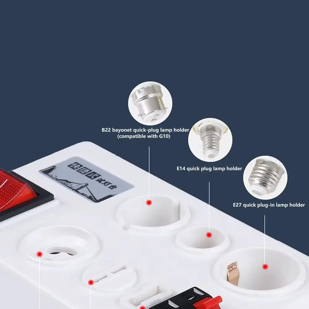 Bild 6: Multifunktionaler LED-Leistungstester, einfach zu bedienen, genaue Messung, Lampentester-Box, LED-Anzeige, schneller Spannungsprüfer