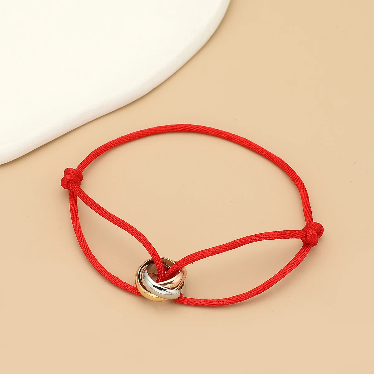 2024 heißer verkauf Armband 3 Farbe Metall Schnalle Hand Kette Einstellbar Frauen Männer Schwarz Seil Armband für Frauen Schmuck Party geschenke