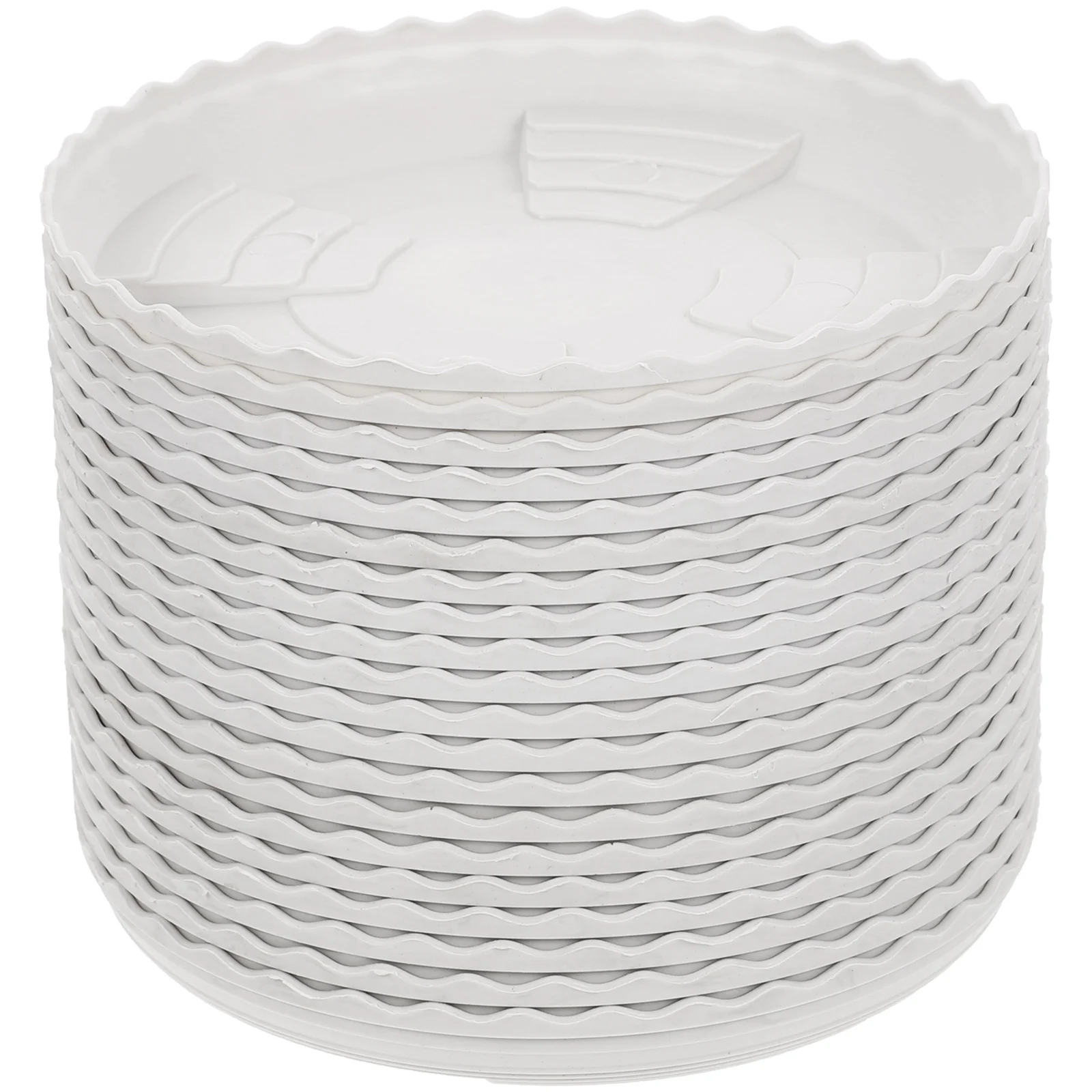

20Pcs Long-Lasting Plastic Plant Trays for Indoor Outdoor Use Prevent Water Soil Spillage Planter Plates to Catch Water