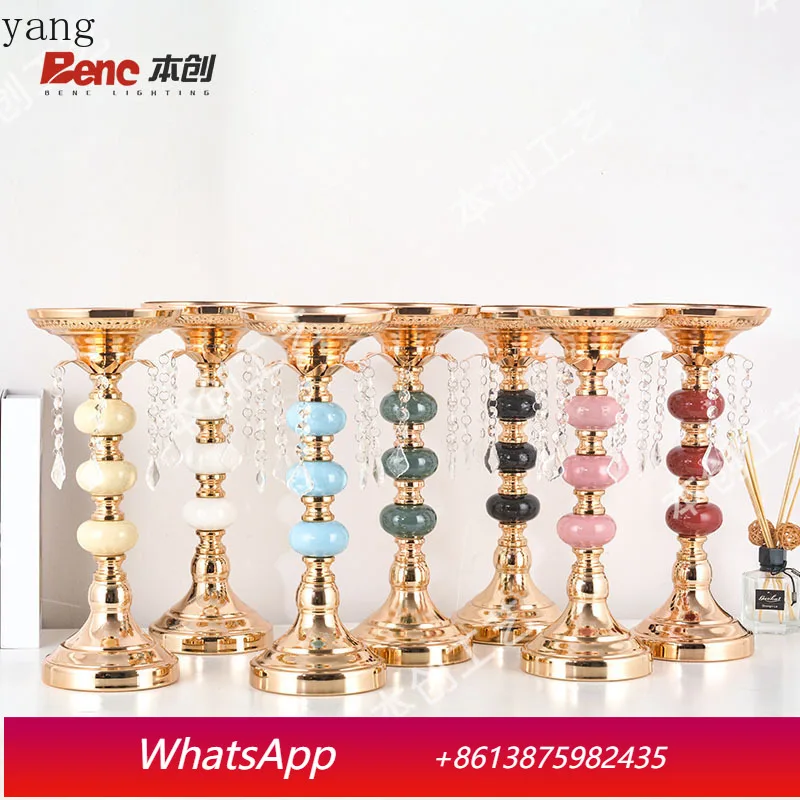 

CX metal wrought iron vase wedding props main table flower ware window ornament