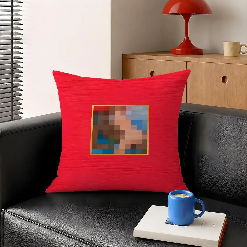 Rapper Kanye West Chicago Rap Yeezus Cushion Cover Decorative Pillowcase Soft Short Plush Cozy Durable Sofa Home Decor Items