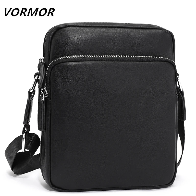 

VORMOR Famous Brand Leather Men Bag Casual Business Messenger Bag For Vintage Men's Crossbody Bag Male Shoulder Bags bolsas