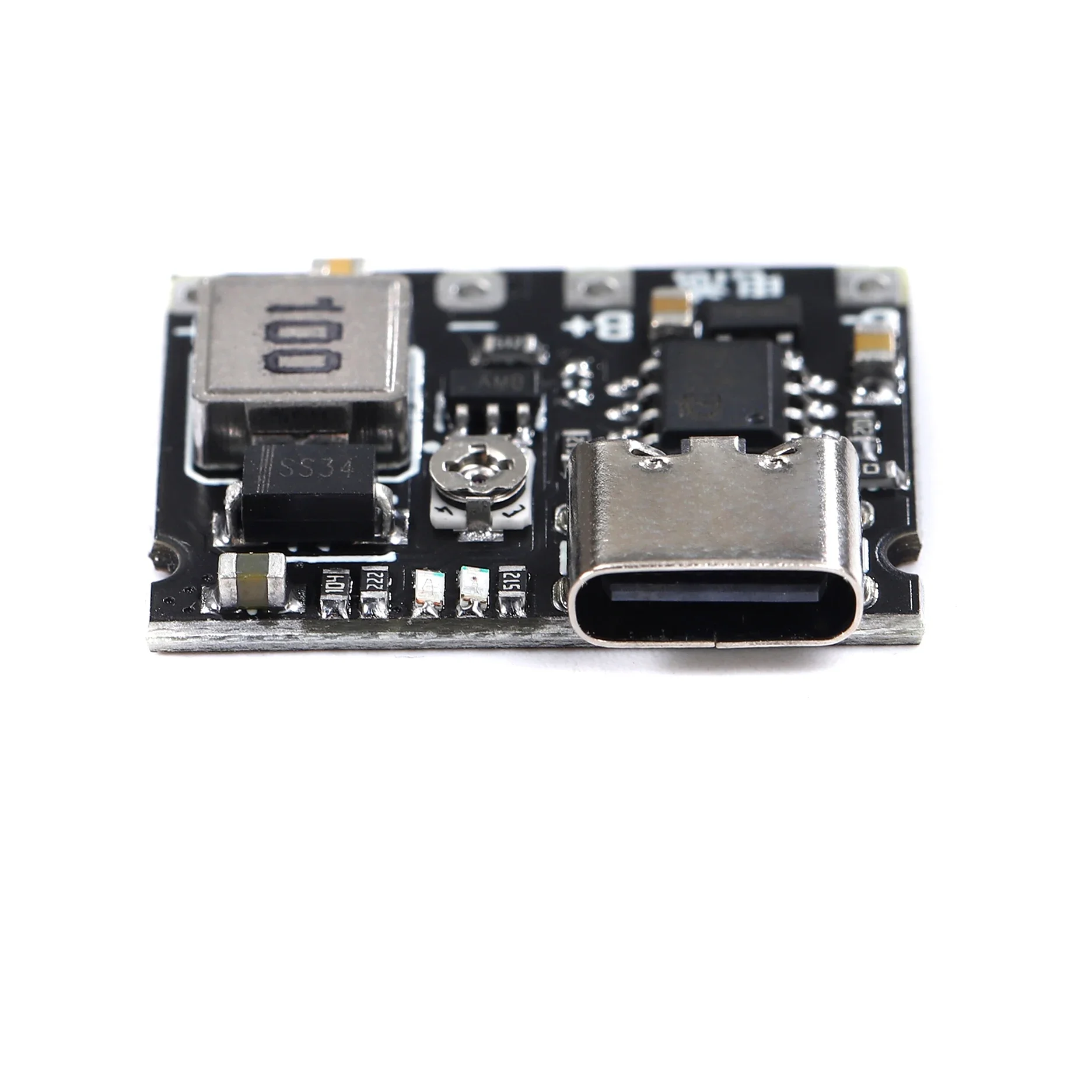 Lithium Li-ion 18650 3.7V 4.2V Battery Charger Board DC-DC Step Up Boost Module TP4056 DIY Kit Parts