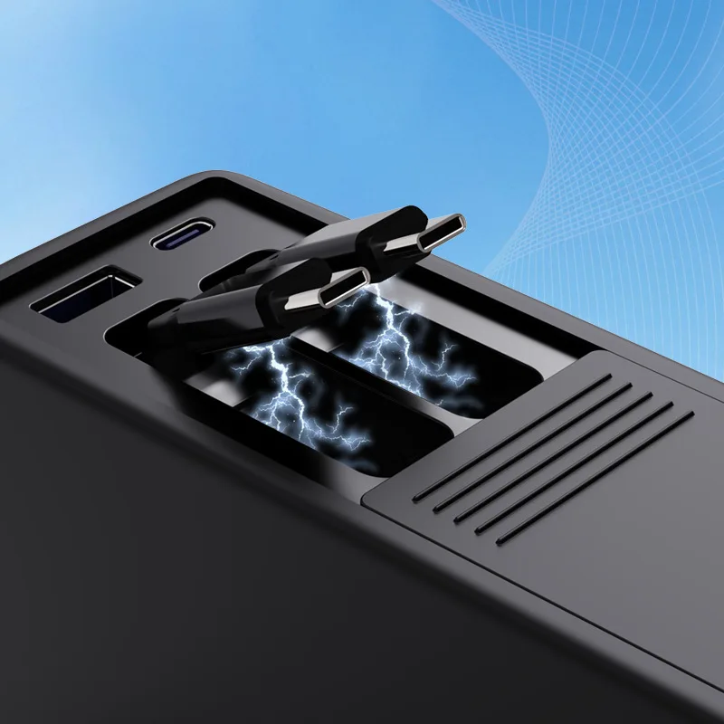 Hidden Retractable Charging Cable Center Console Dock Fit Audi A4L, Multifunctional Car Charging Modification Parts