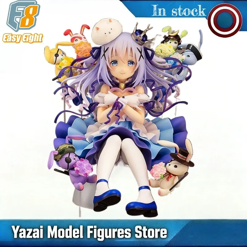 

In Stock Original EasyEight Is The Order A Rabbit Kafuu Chino 1/7 18cm PVC Anime Figure Toy Gift Ornament
