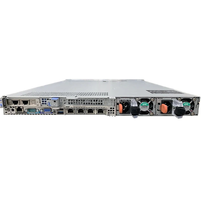 PowerEdge R640 1U Rack Server يستخدم معالج Xeon 64GB نظام تخزين شبكة الذاكرة في المخزون