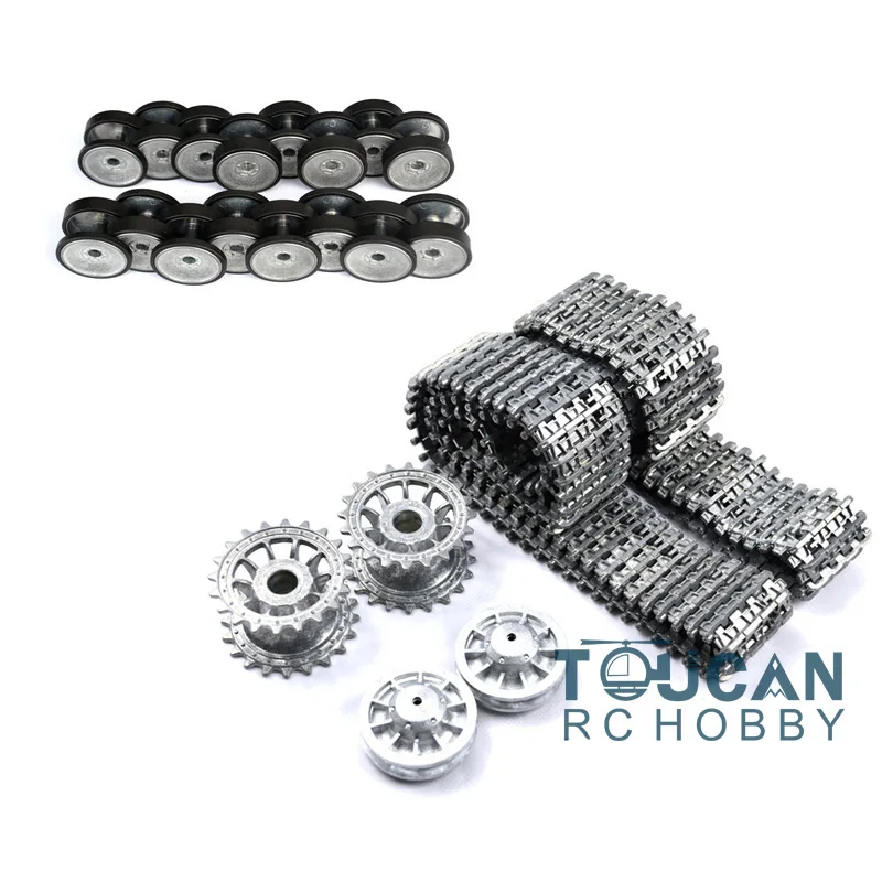 1/16 HENG LONG RC Zubehör Ersatzteile Metallkettenrad Spannräder RC Panzer 3818 Tiger 1 3819 Panther RC Spielzeug THZH0145
