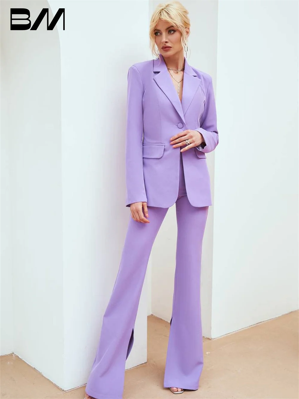 BRLMALL-2-Piece Office Suits for Women, Elegant Pant Suits, Formal Occasions, Business Suits, Wedding Guest, 2025 customized