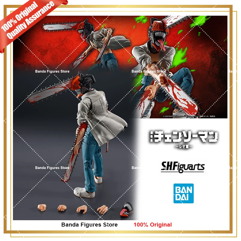 

Original Bandai S.H.Figuarts Shf Chainsaw Man The Movie Reze Arc Chainsaw Man Anime Action Collection Figures Model Toy