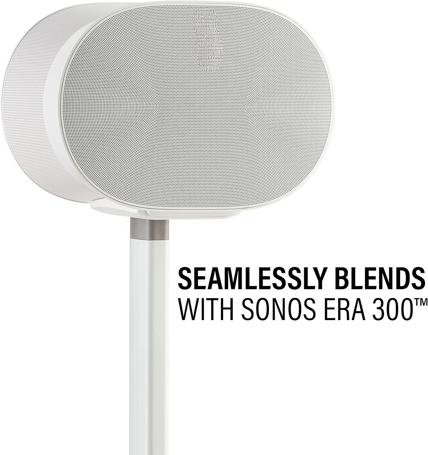 Wireless Speaker Stands for ERA 300™ (White) Pair, Perfect Stand Setup for Easy and Secure Mounting of New Sonos Era 300™