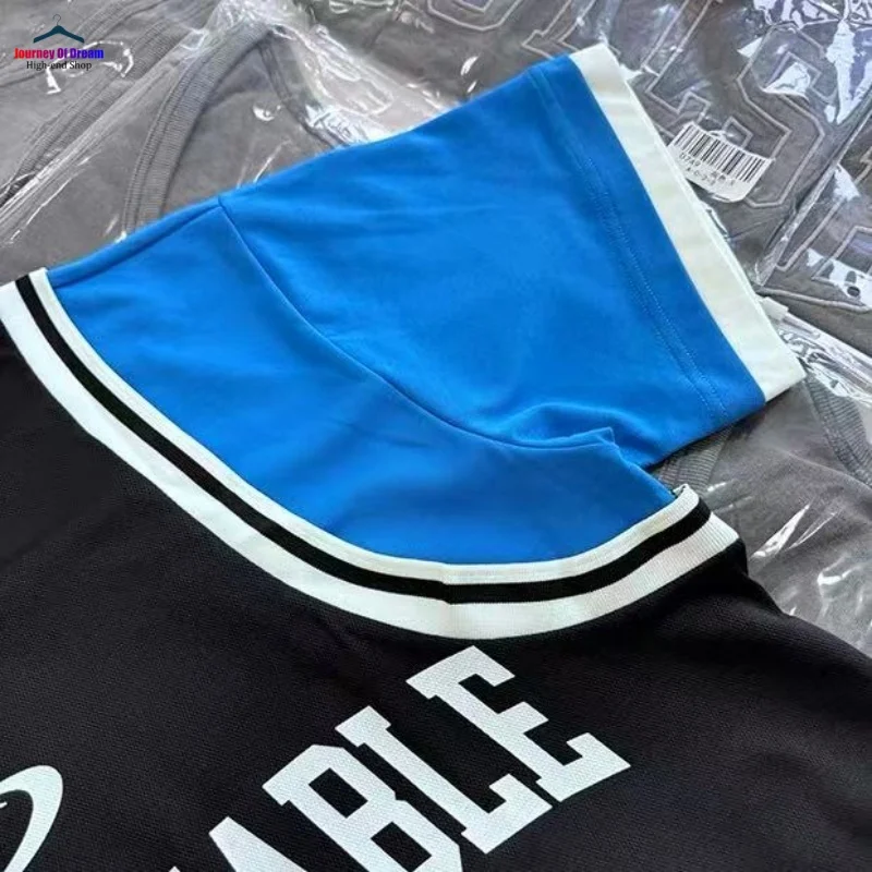 Streetwear 01 Sports Patchwork Jersey Stripes Colour Block Men's Women's Hip Hop Outdoor T-Shirt TEE