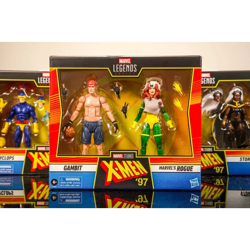 

В наличии: эксклюзивные фигурки Hasbro Marvel Legends X-Men 97 Гамбит и Рокс, коллекционная модель, игрушка, подарок для хобби