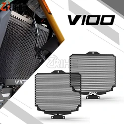 Stelvio 1000 2024-2026 For MOTO-GUZZI V 100 V100 Mandello/S 2023 2024 Motorcycle Radiator Grille Cover Guard Protection Protetor