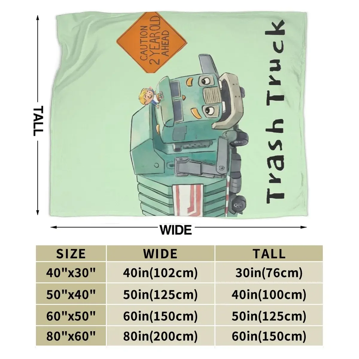 Flannel Throw Blanket Trash Truck Cartoon Netflix Blankets Soft Bedspread Warm Plush Blanket for Bed Living room Picnic Travel