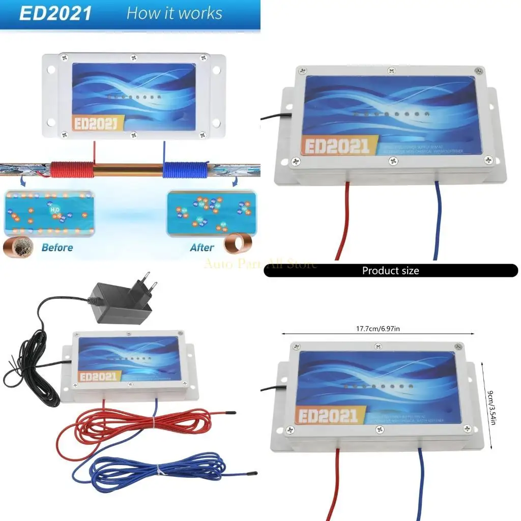 Electronic Water Descaler System Reduces Limescale and Rust for Scale Prevention
