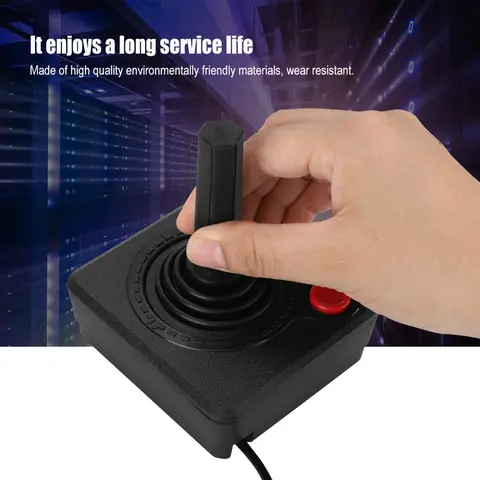 Wear Resistant ABS 360 Controller Retro Classic Wireless Controller Analog Stick Friendly Materials Comfortable for Atari 2600