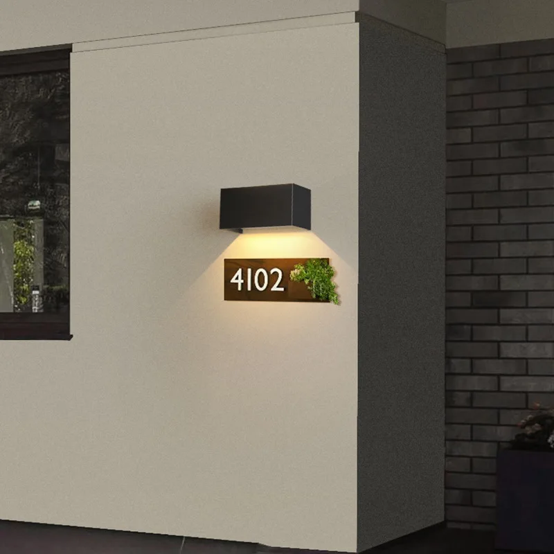 Nordic moderno luz de parede 12w 24 ip65 à prova dip65 água lâmpadas led interior ao ar livre arandela sala estar varanda quarto lâmpada parede