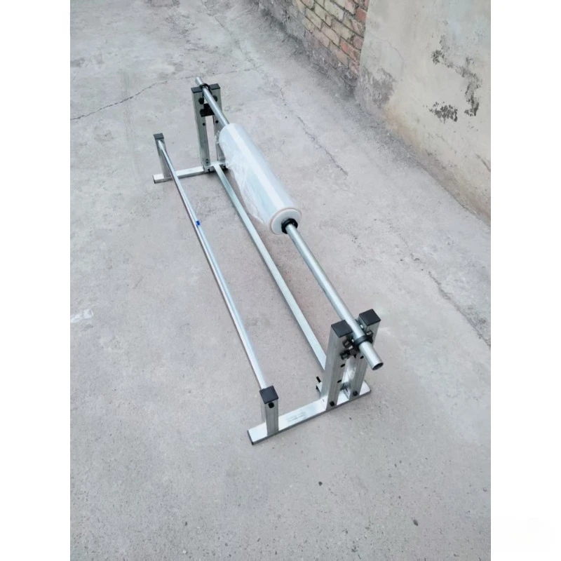 

Heavy duty coil film bracket with cutting load-bearing large industrial film plastic film packer bracket