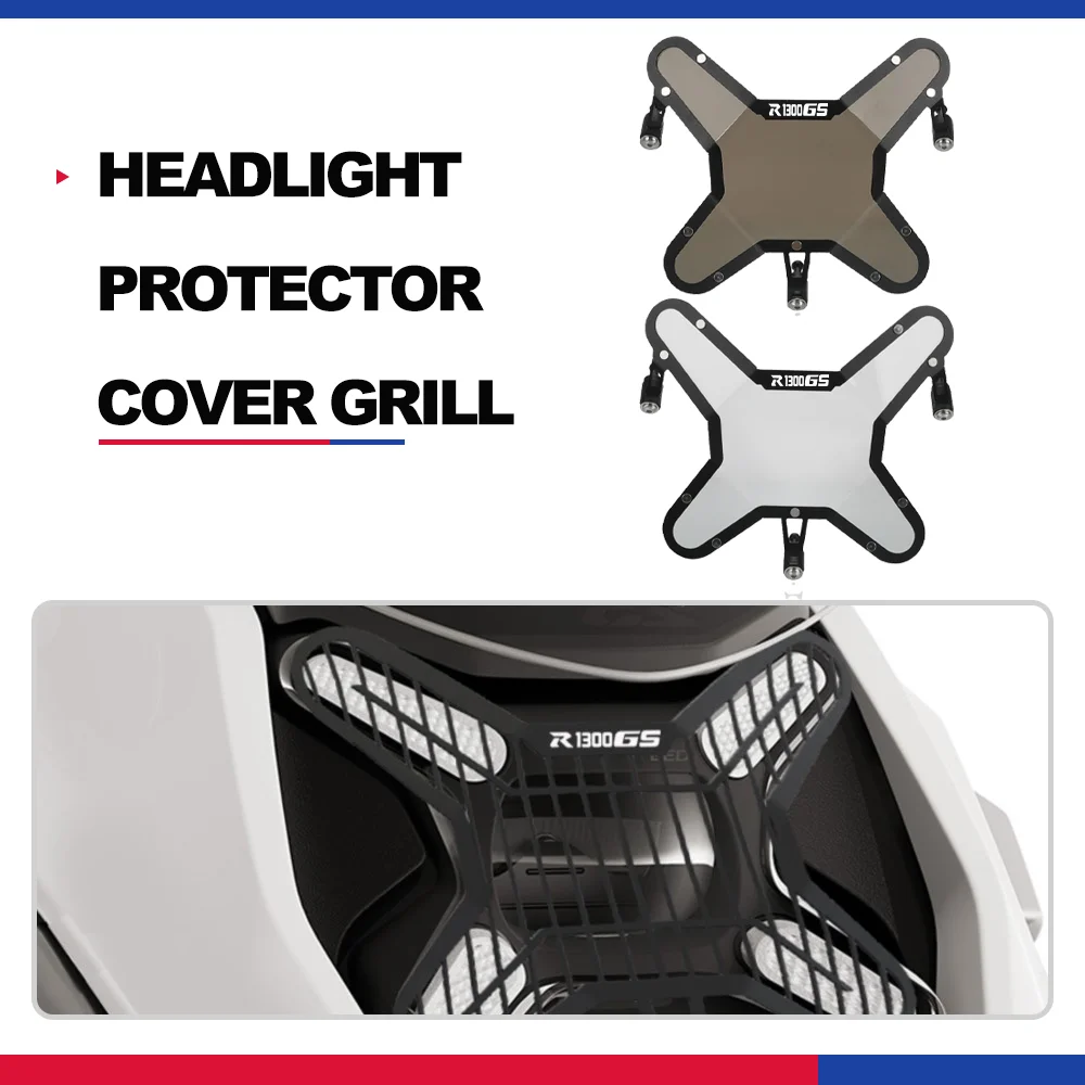 

2024 2023 Motorcycle For BMW R1300GS R 1300 GS R1300 GS GS1300 1300GS ADVENTURE Headlight Protector Light Cover Protective Guard