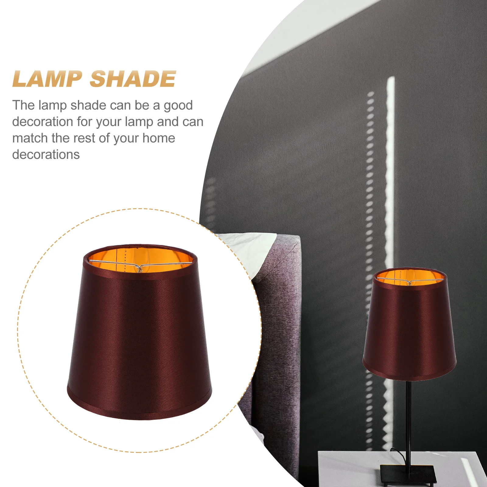 

Cloth Light Shade Practical Lampshade For Ceiling Wall Floor Lamp Dust Proof Decorative Lighting Accessory