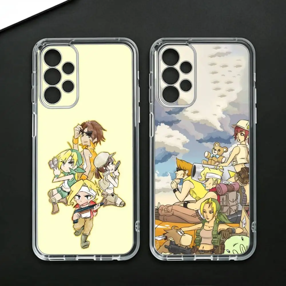 M-Metal-I S-Slug Game  Phone Case For Samsung Galaxy A71,A70,A52,A51,A40,A30 Transparent Cover