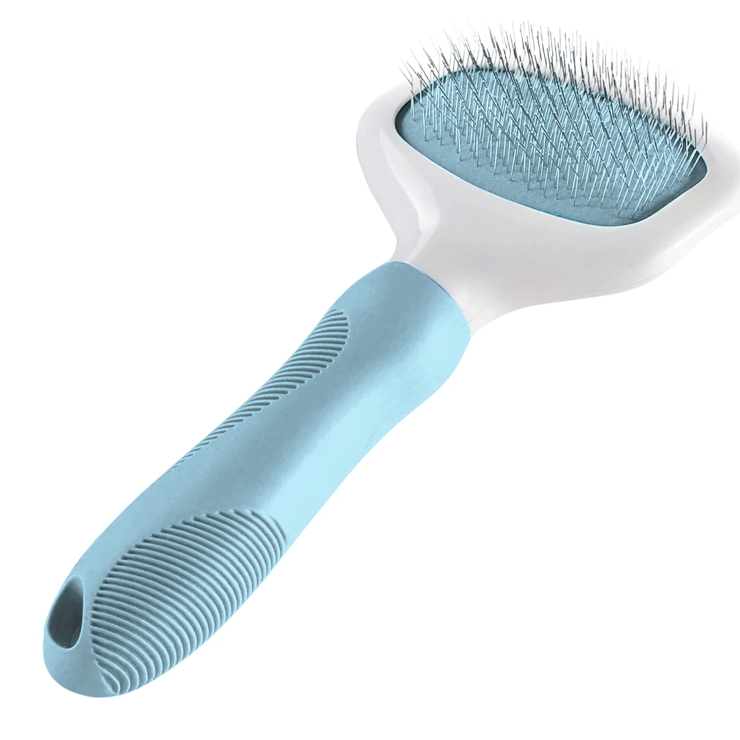 

Щетка-пудель Pet Slicker для собак, кошек и кроликов, удаляет матовый мех, узлы и распущенные волосы, для коротких или длинных волос собаки