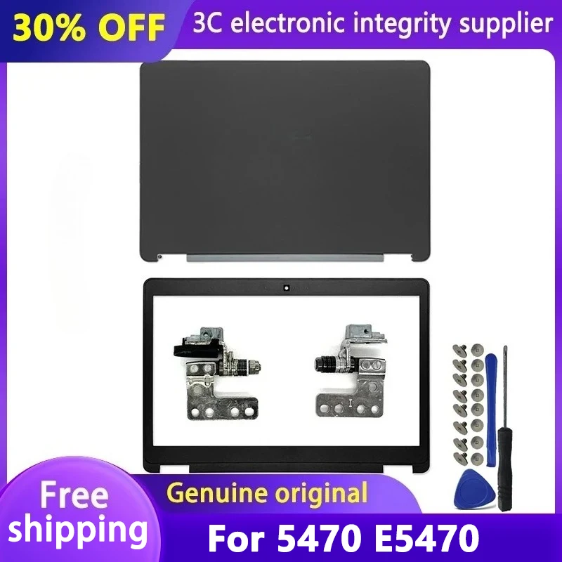 

New For Latitude 5470 E5470 Laptop LCD Back Cover Front Bezel Hinges Palmrest Bottom Case Top Rear Lid Housing Case Black