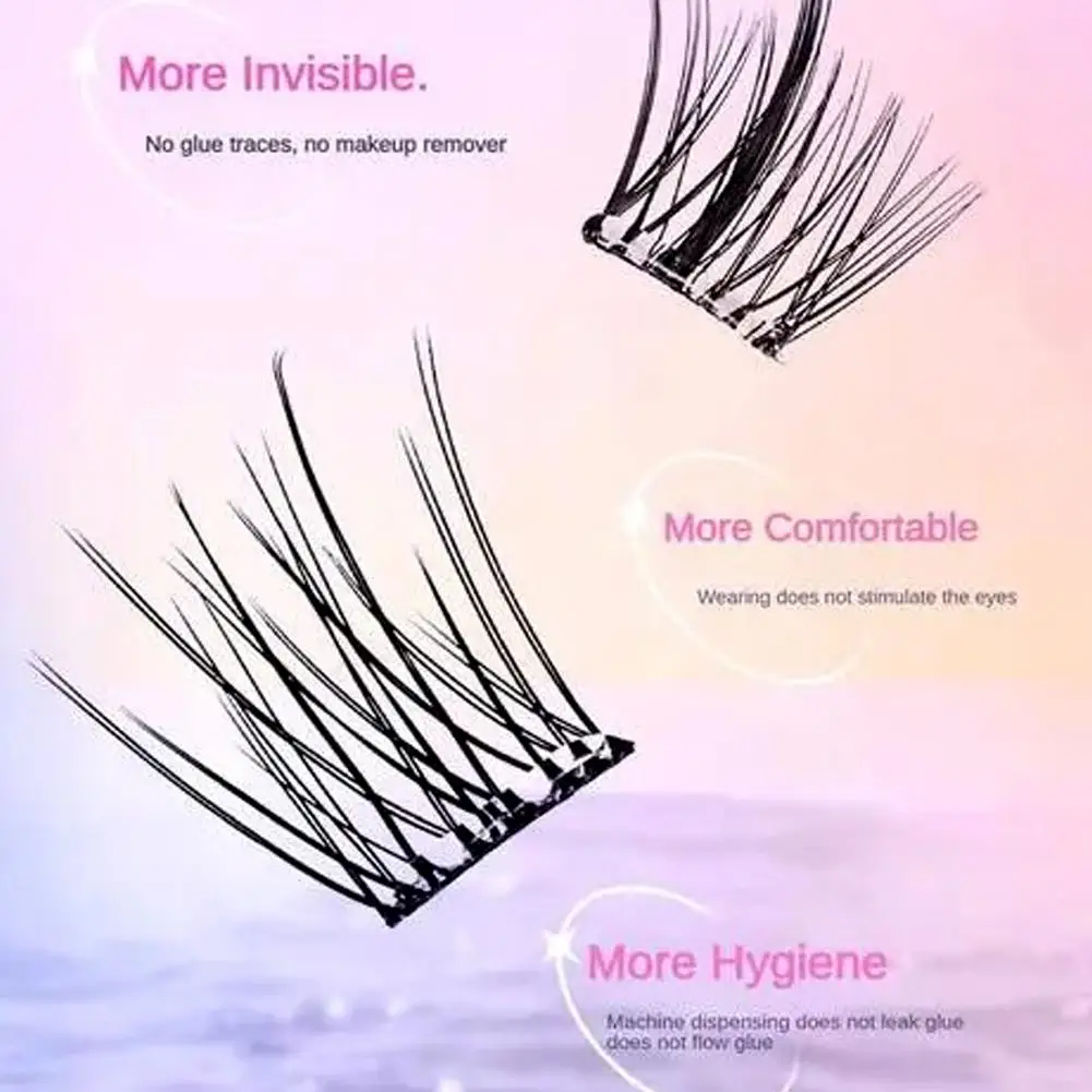 10 Pairs Fake Eyelashes Half Lashes Cat Eyelash Natural Long Handmade Fluffy 3D Mink Lashes Extension Make up With Tweezers