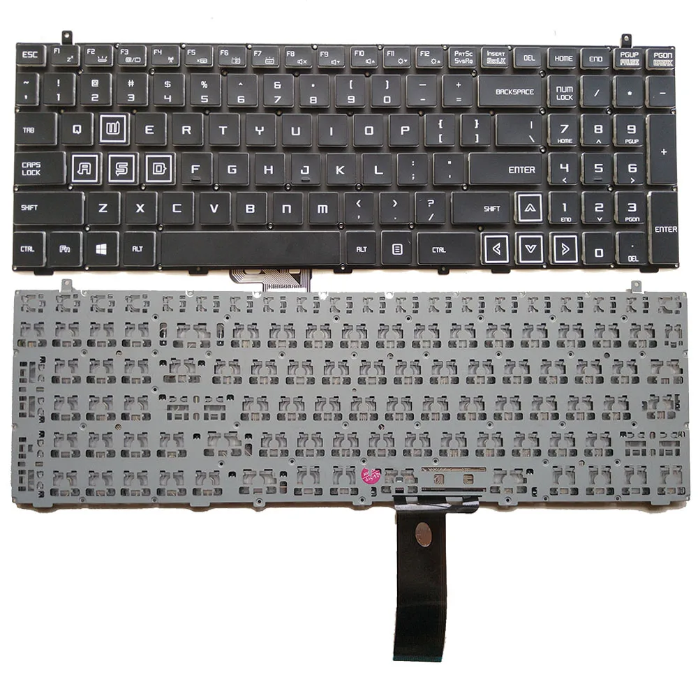 

US Non- Backlit Laptop Keyboard For Hasee Z7-KP5GA Z7M-KP5GA Z7-KP5GC Z7M-KP5GC Z7-CT5GA Z7M-CT5GA G7-CT7VK T50 T50TI