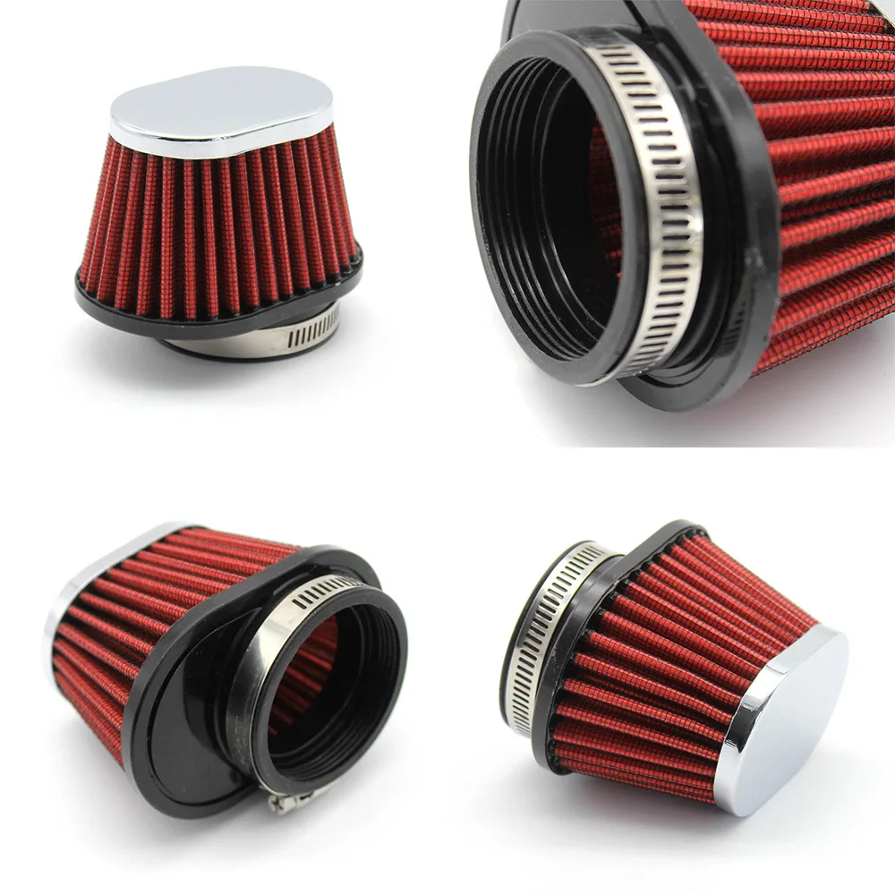 AliExpress 51mm 55mm 60mm Motorbike Air Filter Cleaner for Motorcycle ATV Dirt Bike Engine Motorcycle Accessories