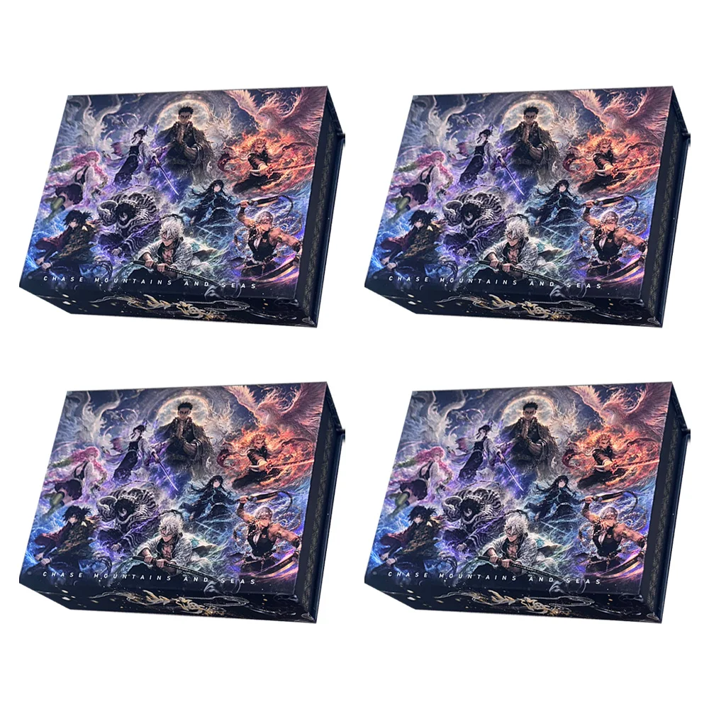 New QianQiu Demon Slayer ShanHai Pian Collectible Trading Cards Anime Character TCG CCG Booster Box Hobby Gift Toy