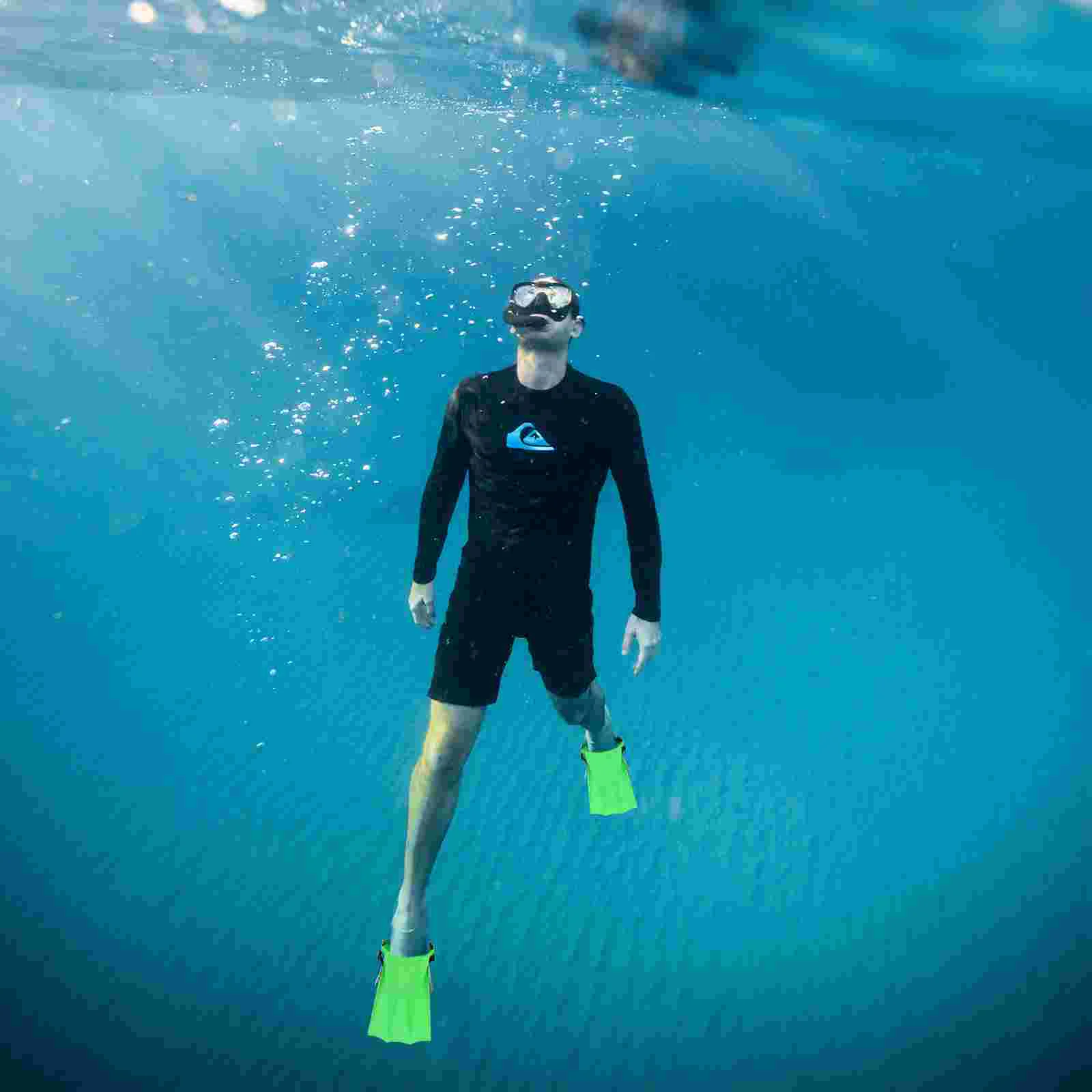 Palmes de natation en caoutchouc pour adultes, palmes unisexes, entraînement universel, courtes, durables