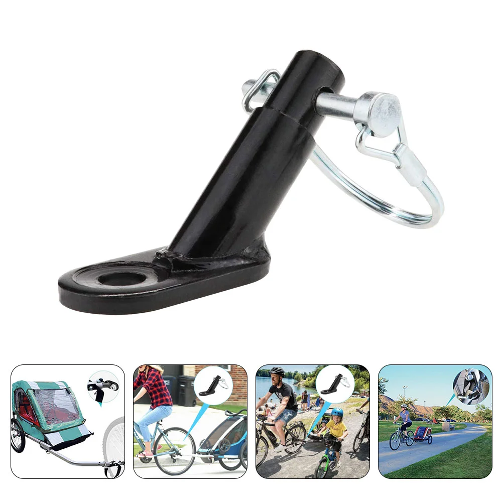 Cabezal de tracción para bicicleta, acoplador de remolque para remolque de bicicleta, adaptador de ciclismo, accesorios, enganche, herramienta de hierro para bebé