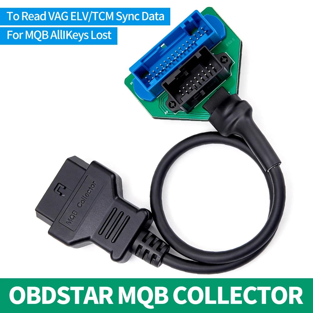 OBDSTAR MQB Collector Cable for RH850 V850 Adapter Kit X300 Classic G3 DC706 Read for VAG ELV TCM Sync Data Key Programming Tool