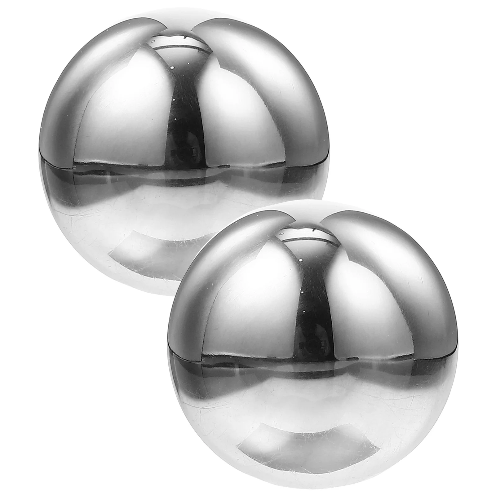 

2 Pcs Stainless Steel Ice Stone Gifts Cubes Whiskey Stones Metal Ball 304 Chilling Miss