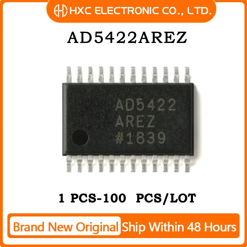 

1PCS/5PCS/10PCS/50PCS AD5422BREZ IC DAC 16BIT V OR A-OUT 24TSSOP Brand New Original IC Chip