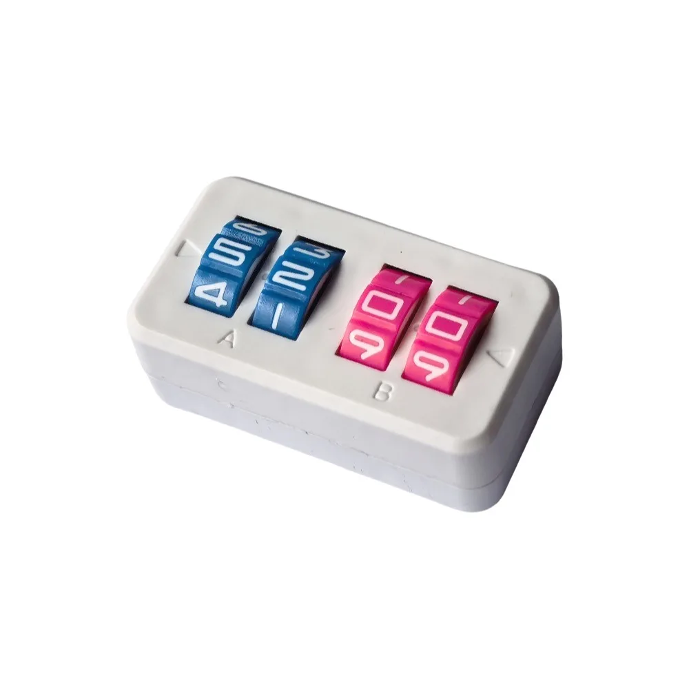 4 Digit Board Game Life Counter Mini Adjustable Wheel Board Games Score Tracker Self Discipline Flexible