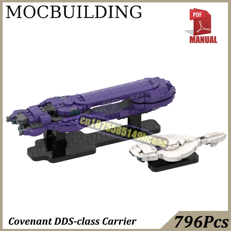 

DDS-class Carrier Spaceship Model MOC Building Block Bricks Heavy Battleship Construction Toys Gift