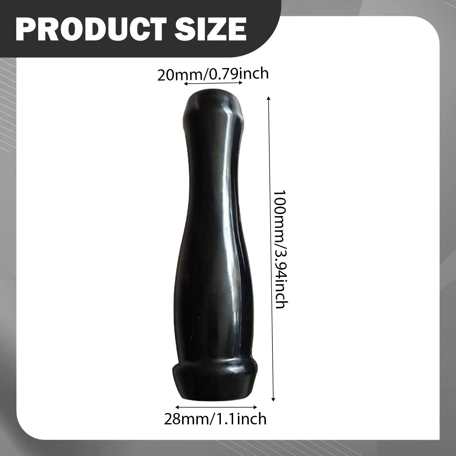 Strong Replacement Rubber Fireplace Handle for Fireplace Accessory Wood Stove Tool Set Home Repair