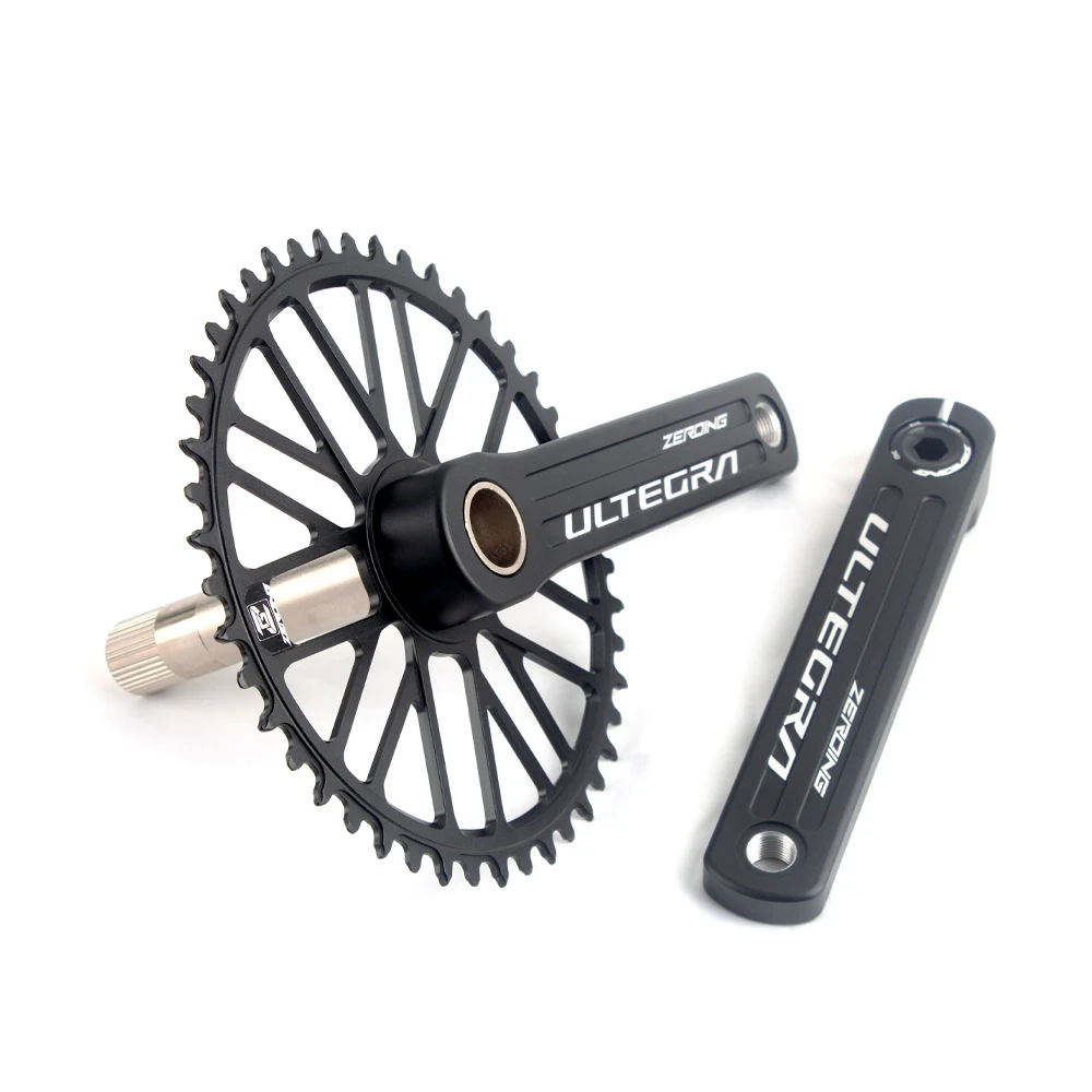 G725 Road Bike Crank Teeth Tray Aluminium Alloy Crank Length170/172.5/1 75MM 40 42T Folding Car 10/11/12 Speed